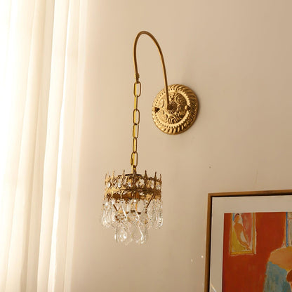 Crystal Crown Wall-mounted light Sconce