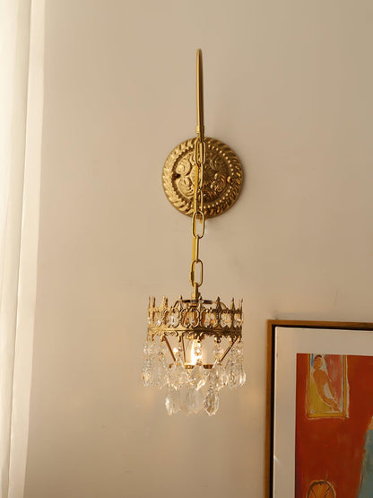 Crystal Crown Wall-mounted light Sconce