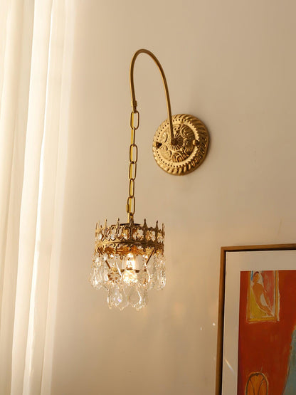 Crystal Crown Wall-mounted light Sconce