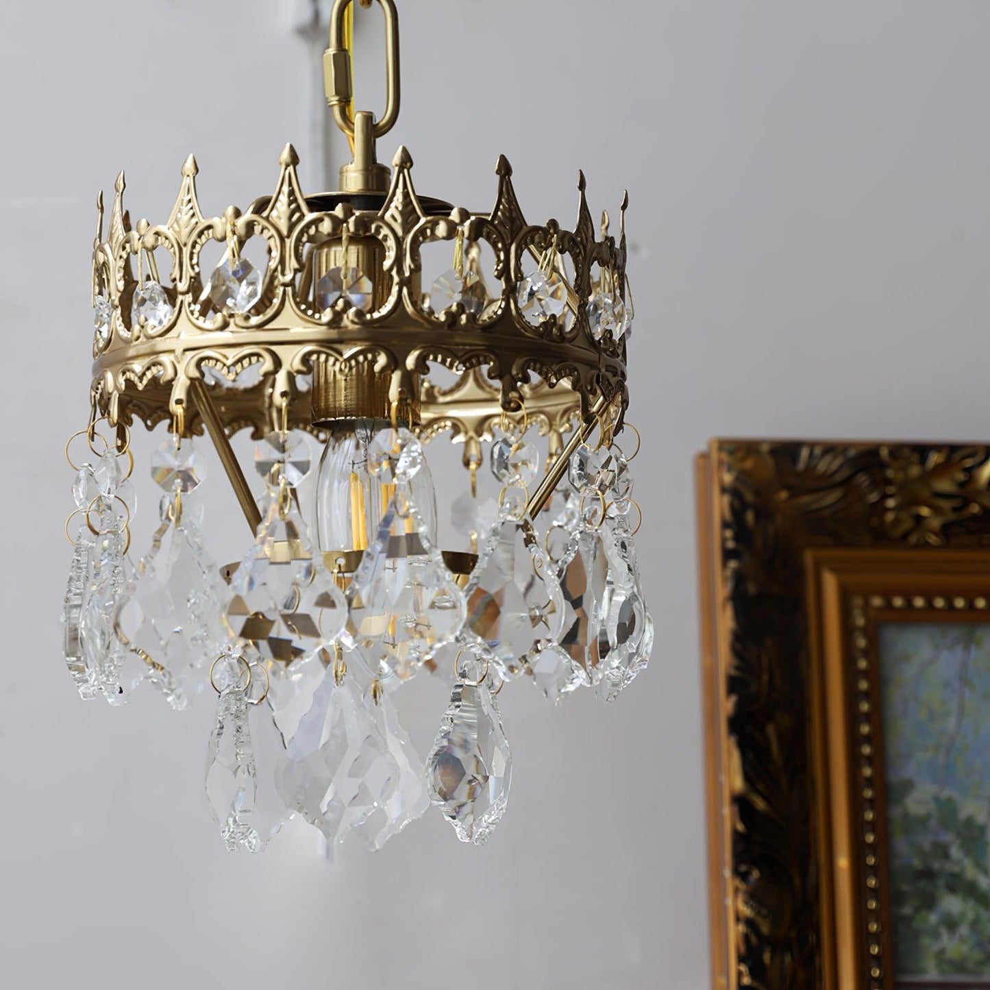 Crystal Crown Wall-mounted light Sconce