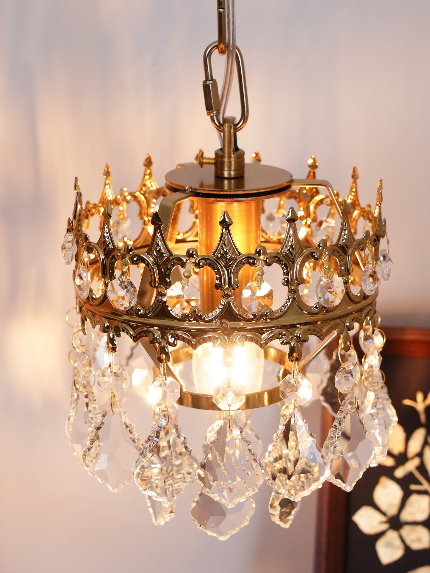 Crystal Crown Wall-mounted light Sconce