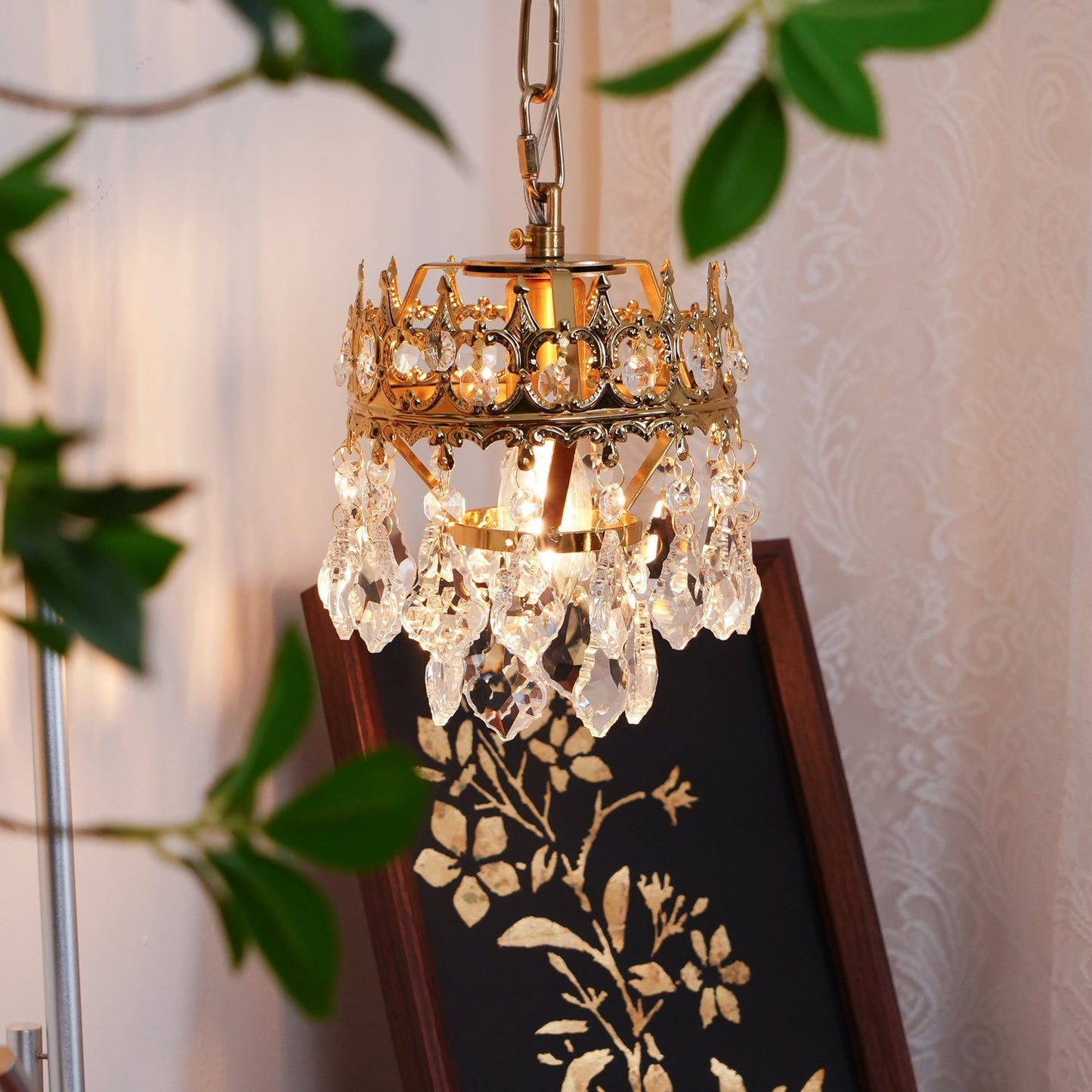 Crystal Crown Wall-mounted light Sconce