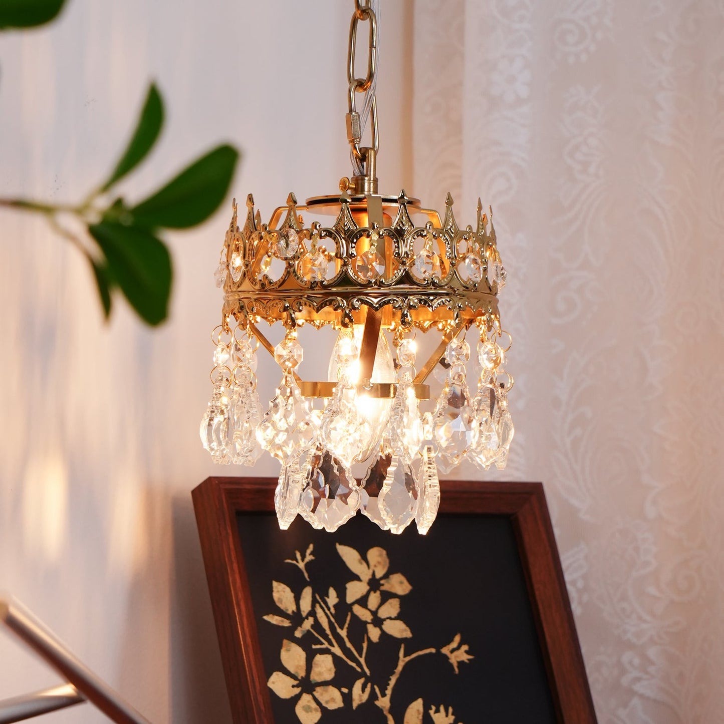 Crystal Crown Wall-mounted light Sconce