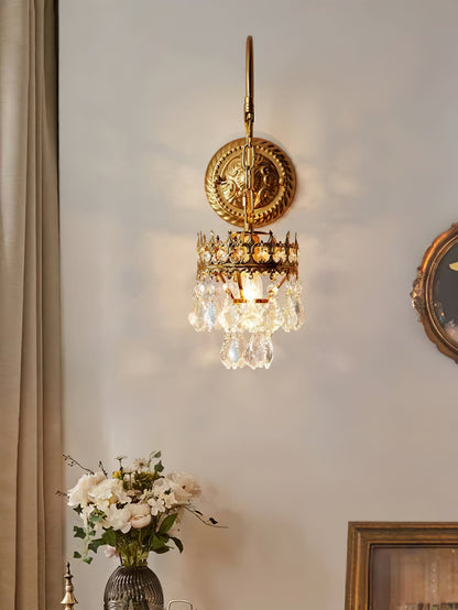 Crystal Crown Wall-mounted light Sconce