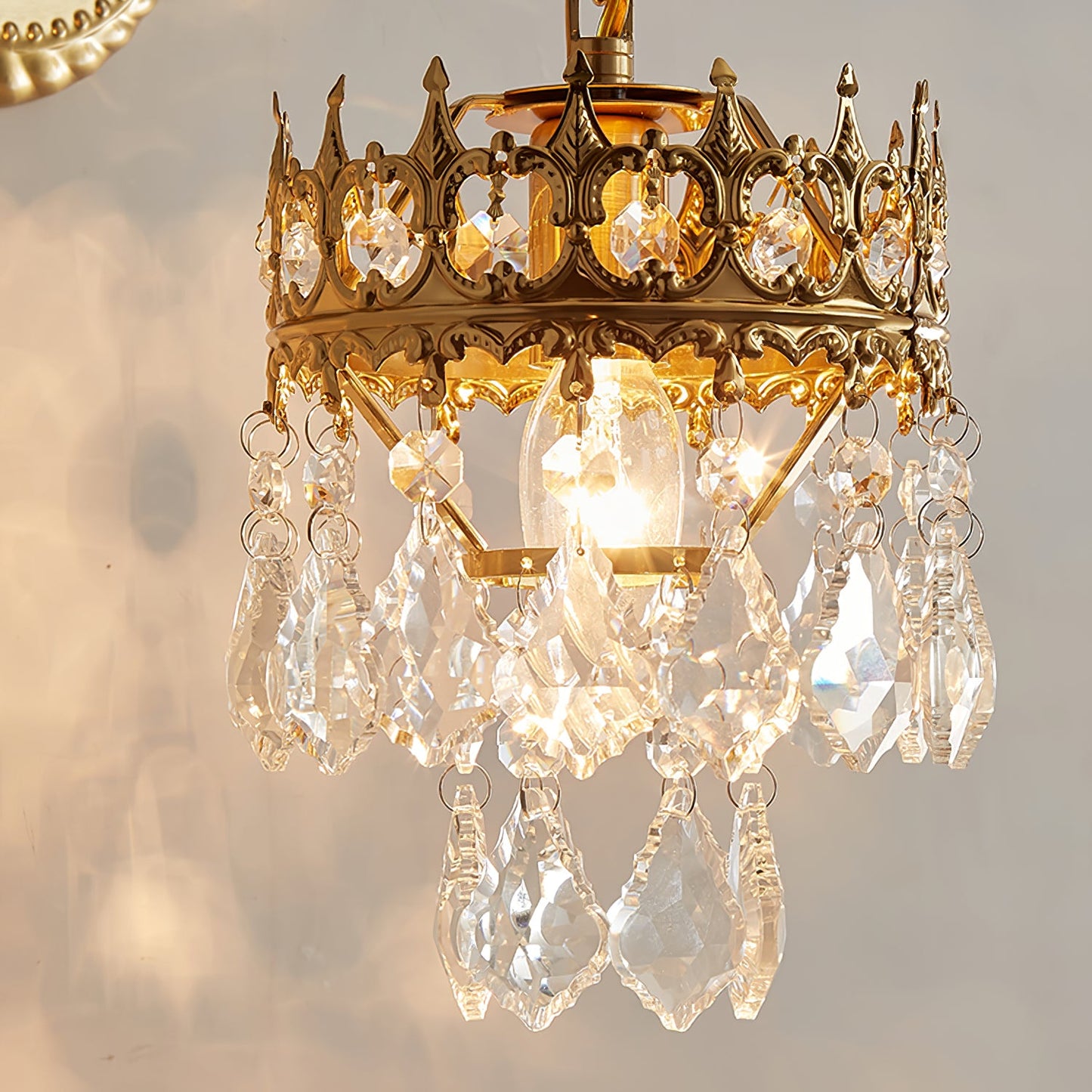 Crystal Crown Wall-mounted light Sconce