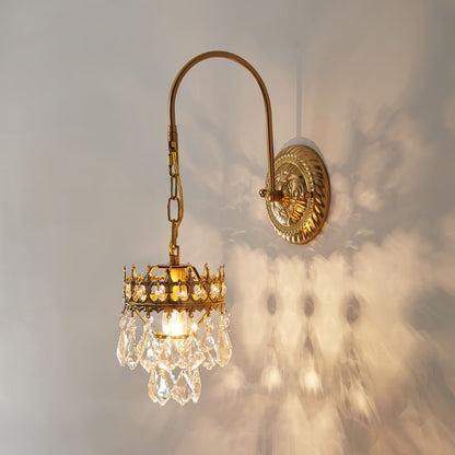 Crystal Crown Wall-mounted light Sconce