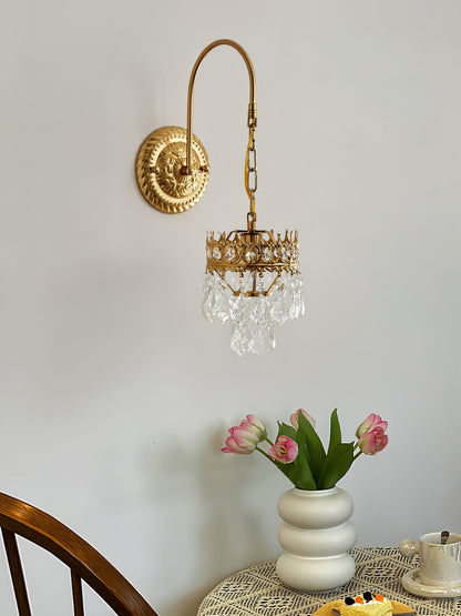 Crystal Crown Wall-mounted light Sconce