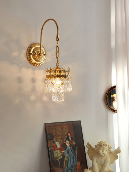 Crystal Crown Wall-mounted light Sconce