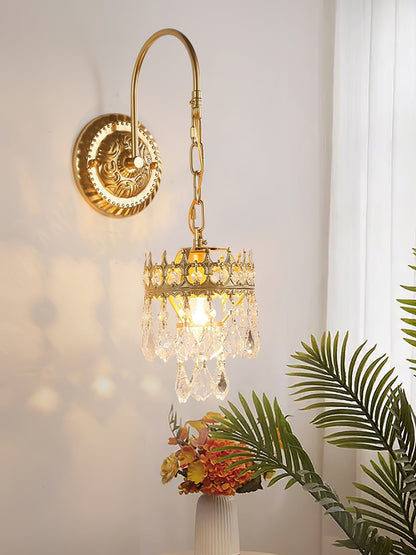 Crystal Crown Wall-mounted light Sconce