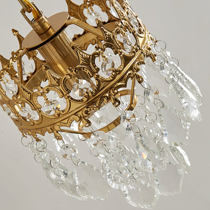 Crystal Crown Wall-mounted light Sconce