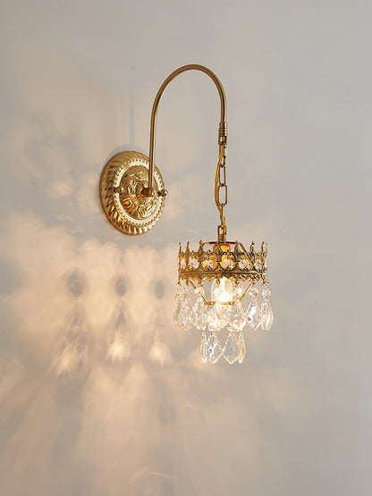 Crystal Crown Wall-mounted light Sconce