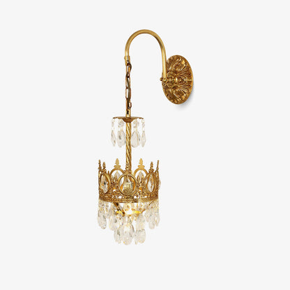 Crystal Crown Sconce Wall Light