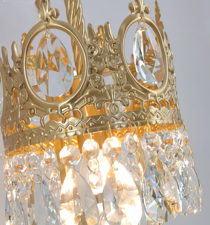 Crystal Crown Sconce Wall Light