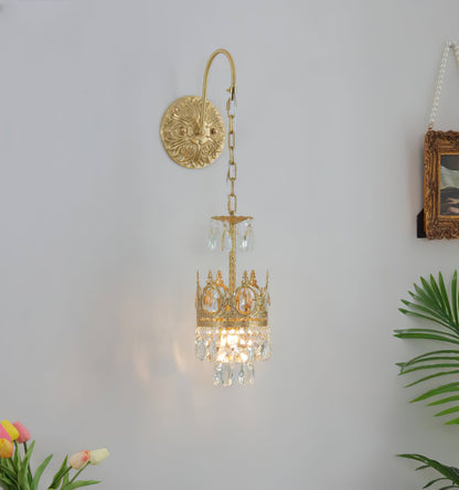 Crystal Crown Sconce Wall Light