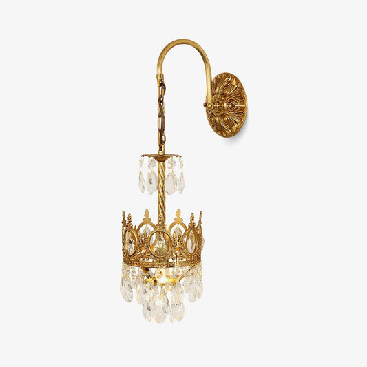 Crystal Crown Sconce Wall Light