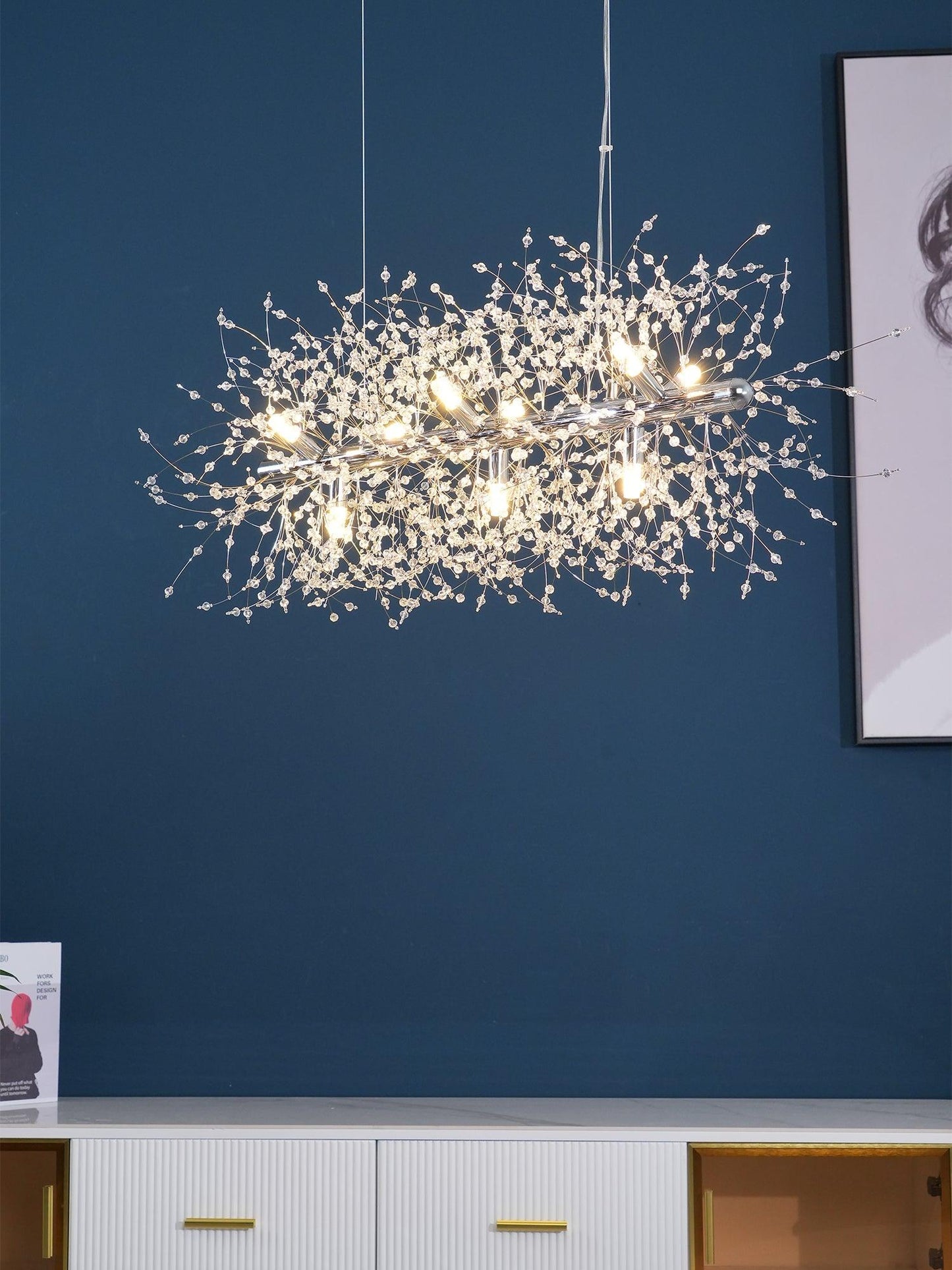 Crystal Dandelion Pendant light Chandelier