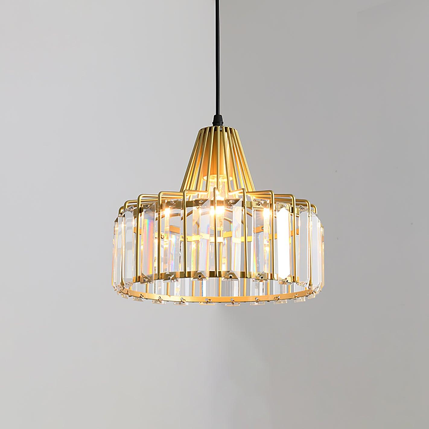 Crystal Drum Ceiling light fitting Pendant Lamp