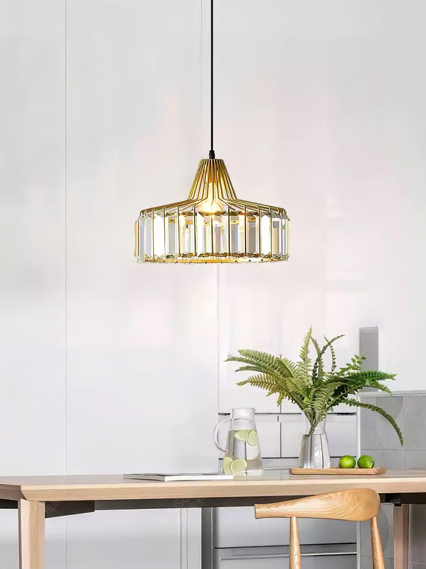 Crystal Drum Ceiling light fitting Pendant Lamp