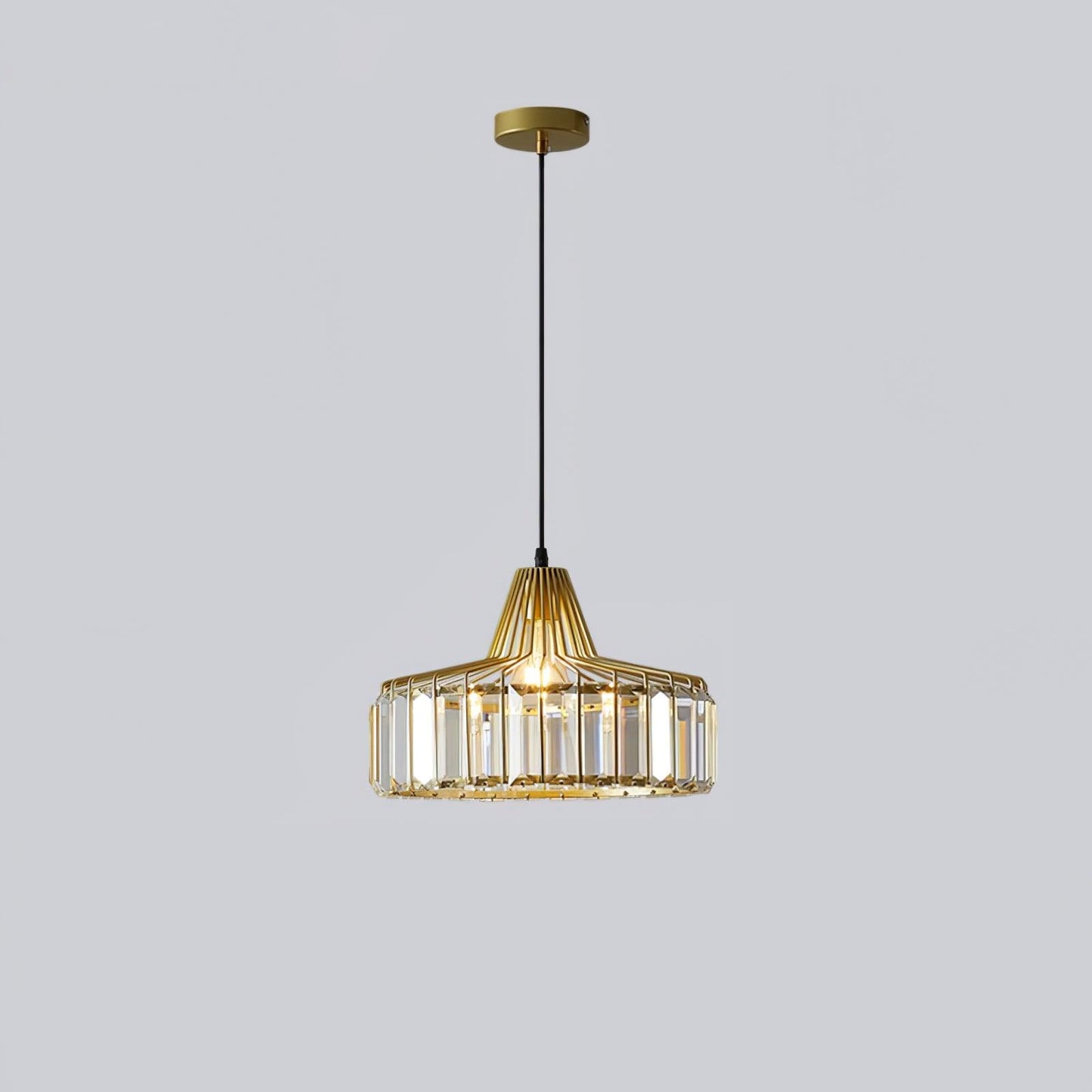 Crystal Drum Ceiling light fitting Pendant Lamp