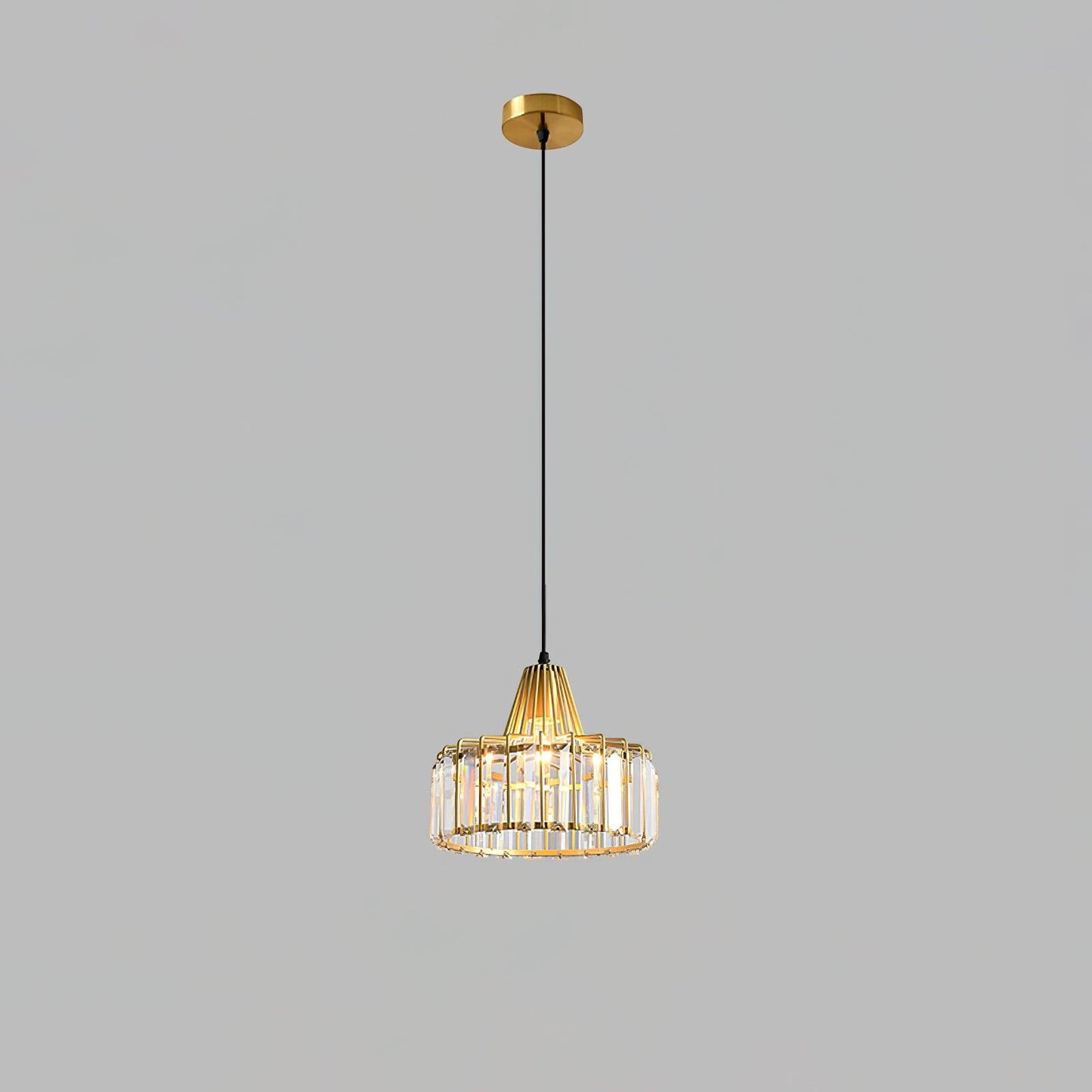 Crystal Drum Ceiling light fitting Pendant Lamp