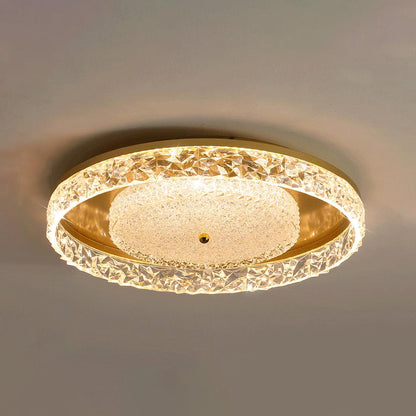 Crystal Embedded Overhead light Ceiling lamp