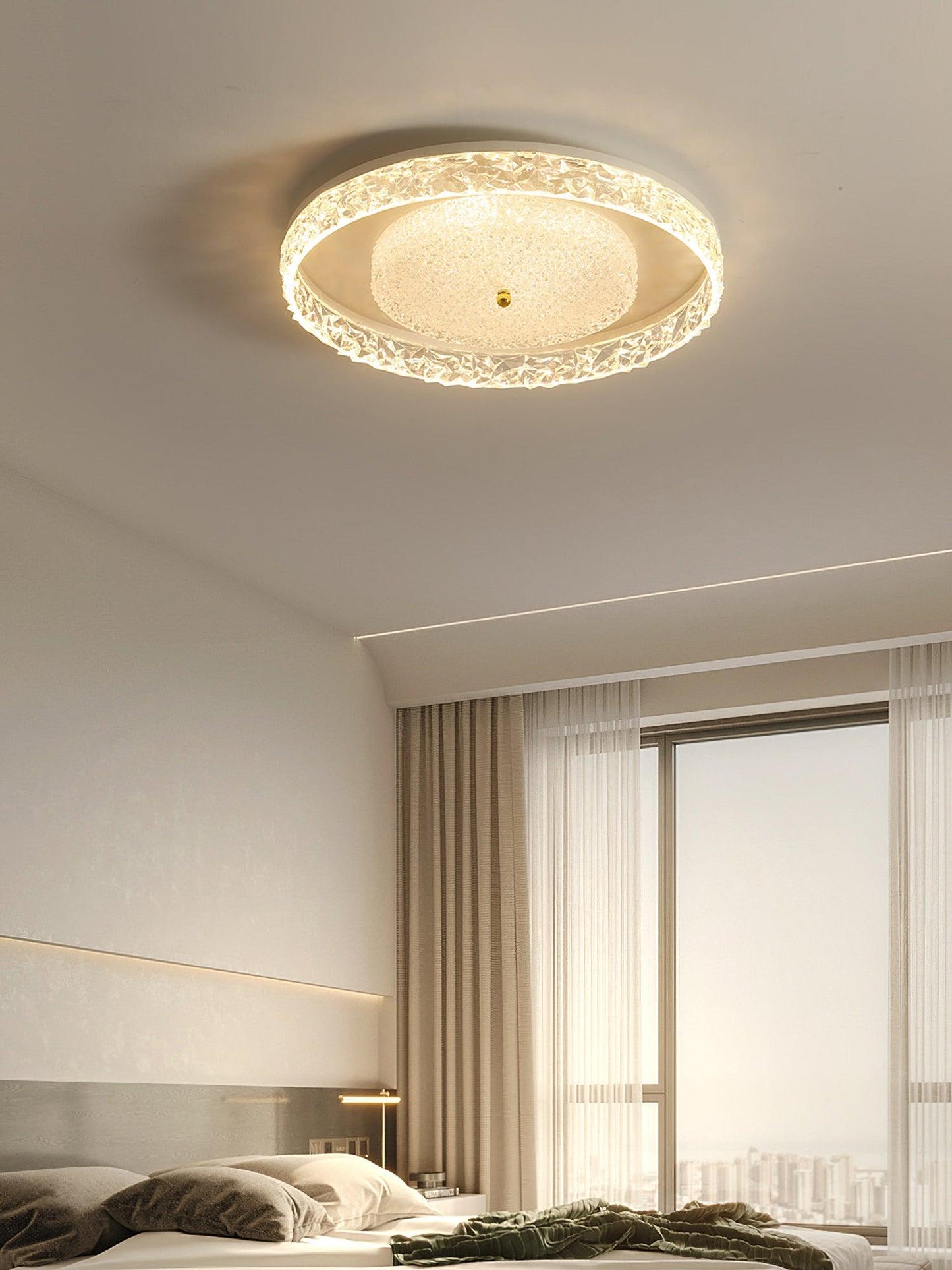 Crystal Embedded Overhead light Ceiling lamp