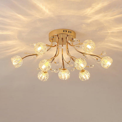 Crystal Flower Ceiling-mounted light Ceiling Light