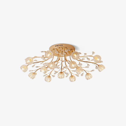 Crystal Flower Ceiling-mounted light Ceiling Light