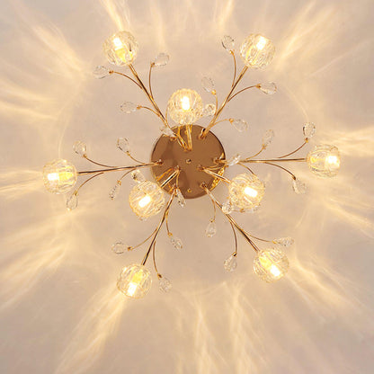 Crystal Flower Ceiling-mounted light Ceiling Light