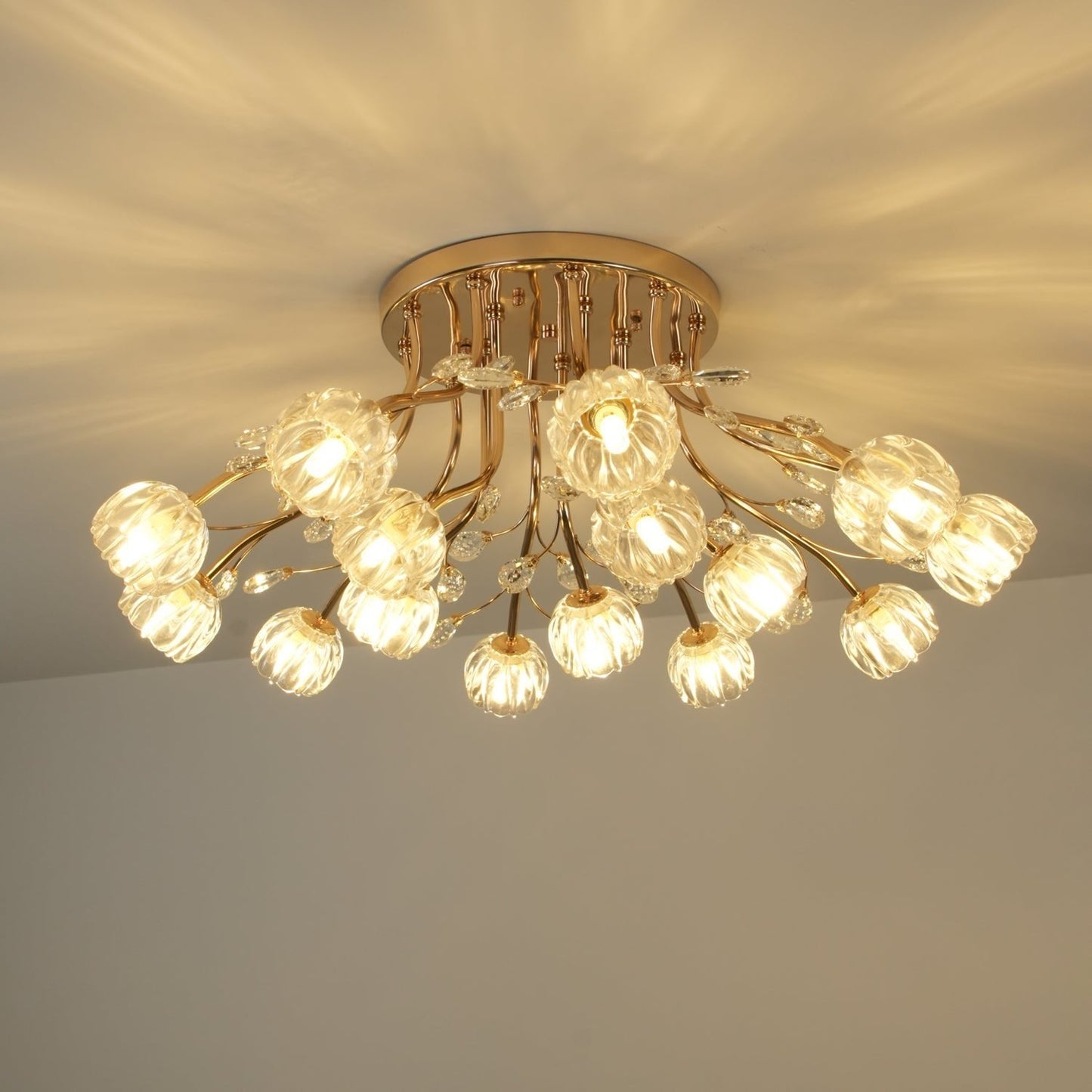 Crystal Flower Ceiling-mounted light Ceiling Light