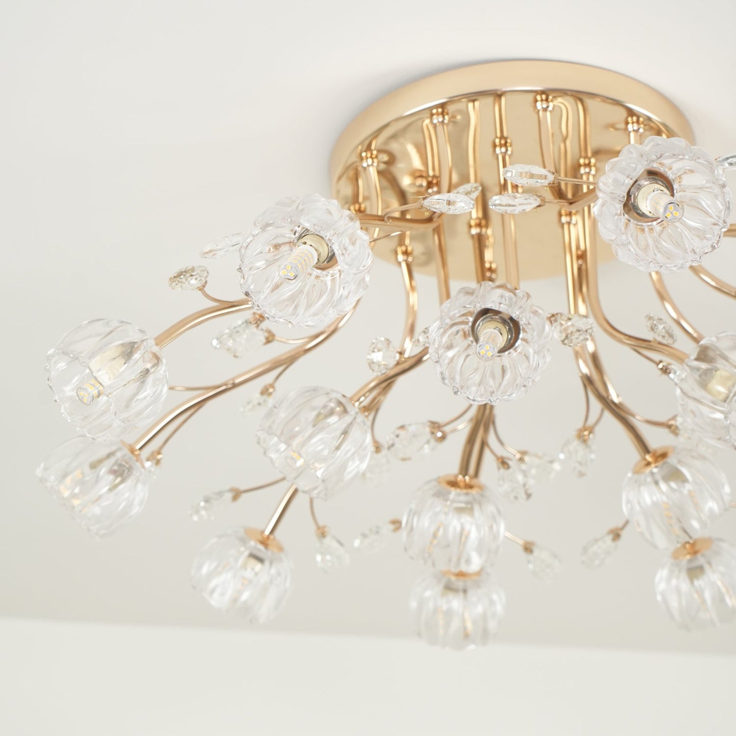 Crystal Flower Ceiling-mounted light Ceiling Light