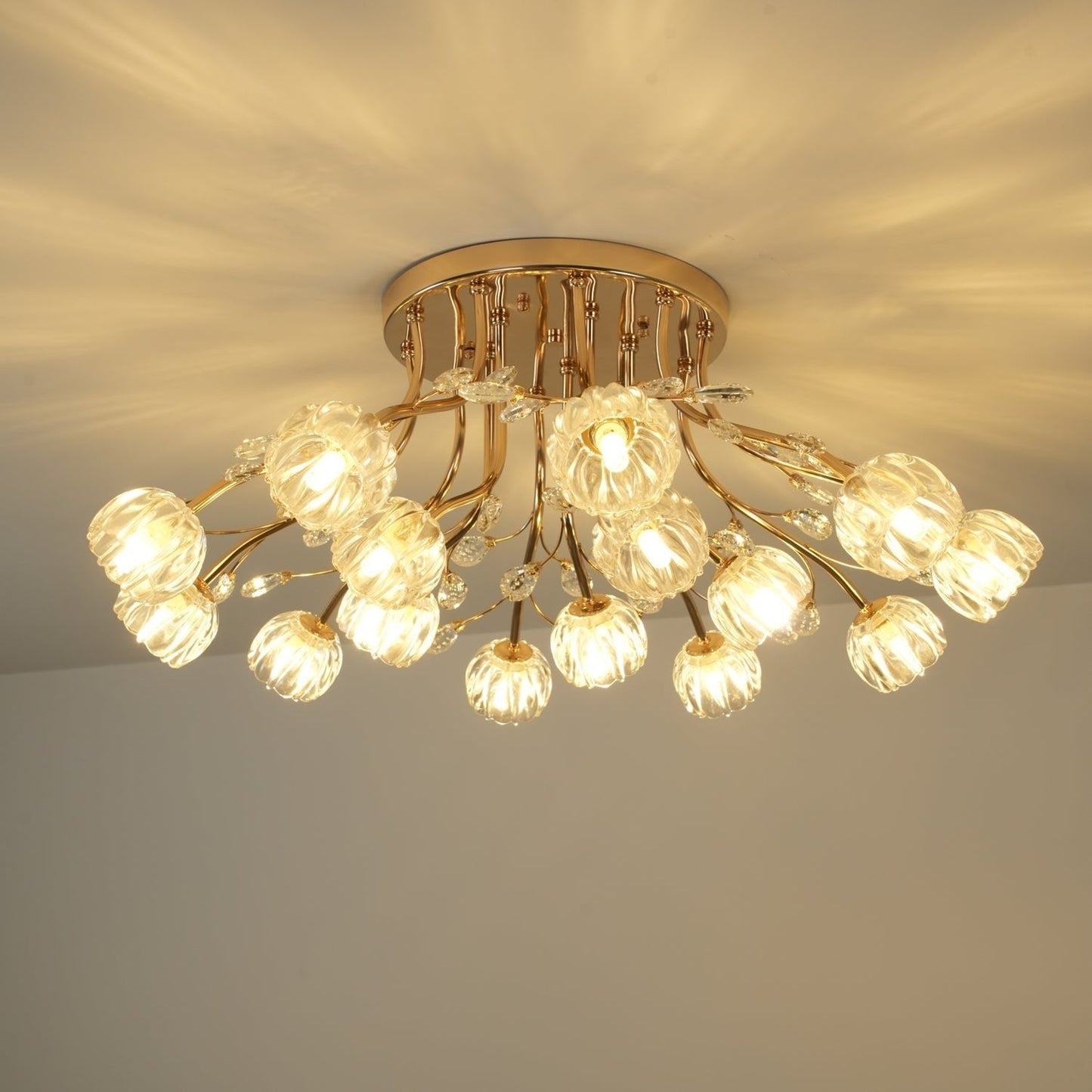 Crystal Flower Ceiling-mounted light Ceiling Light