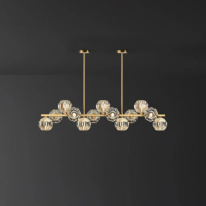 Crystal Glass Ball Pendant light Chandelier