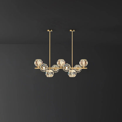 Crystal Glass Ball Pendant light Chandelier