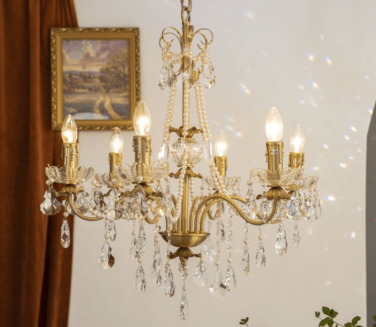 Crystal Pearl Ceiling fixture Chandelier