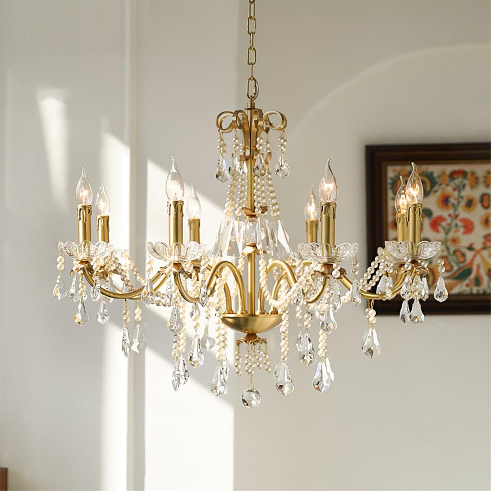 Crystal Pearl Ceiling fixture Chandelier