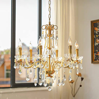 Crystal Pearl Ceiling fixture Chandelier