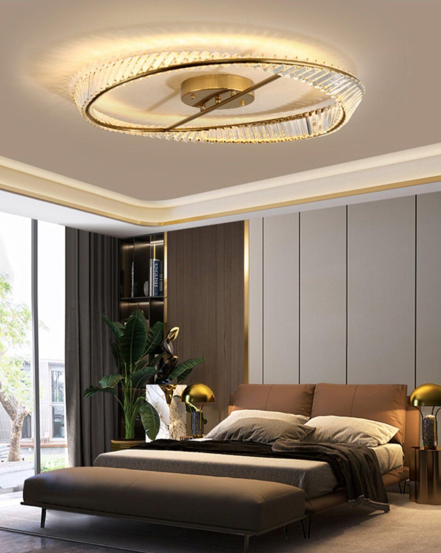 Crystal Rings Ceiling-mounted light Ceiling Lamp