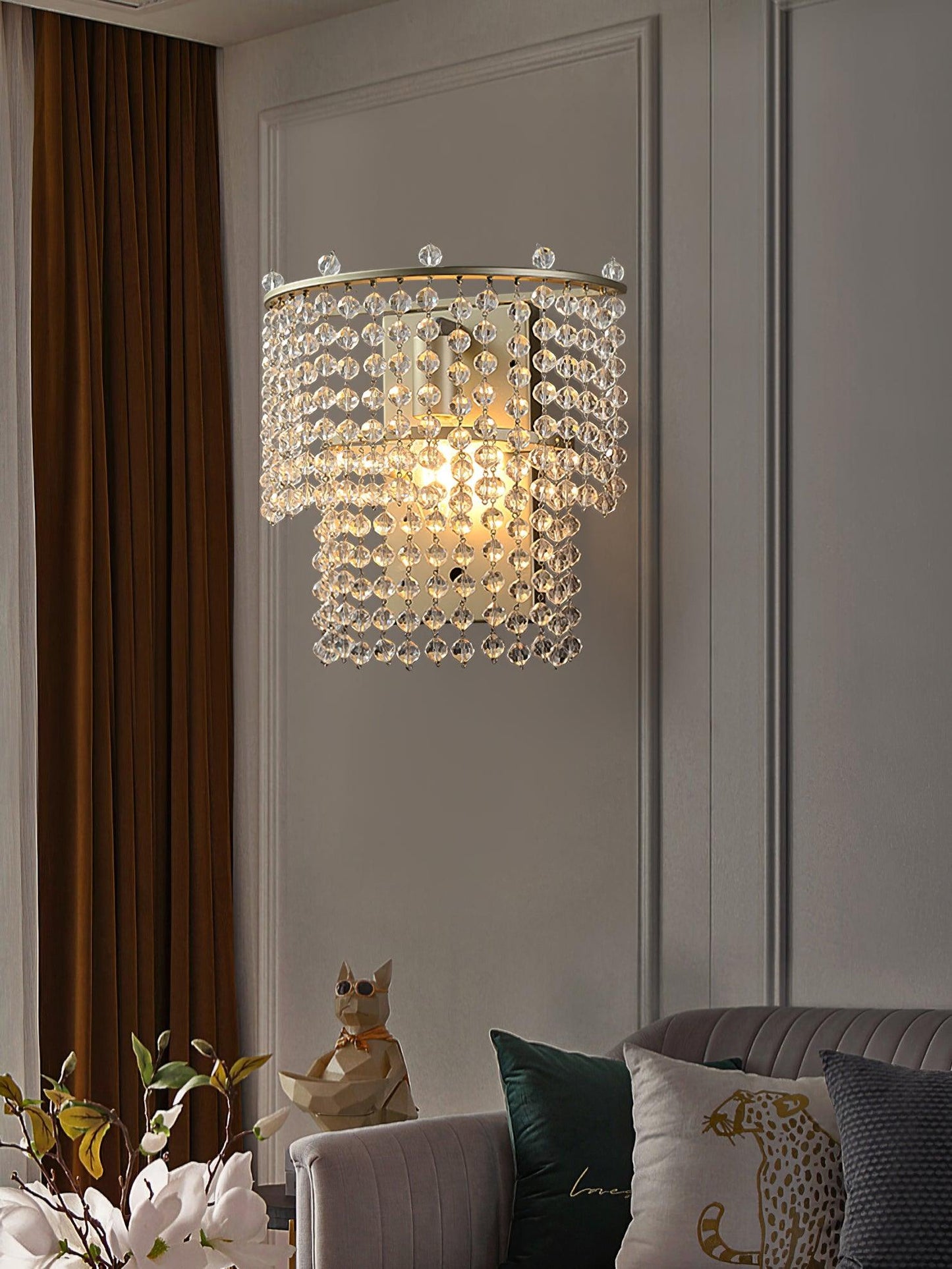 Crystal Waterfall Wall-mounted lamp Wall Light