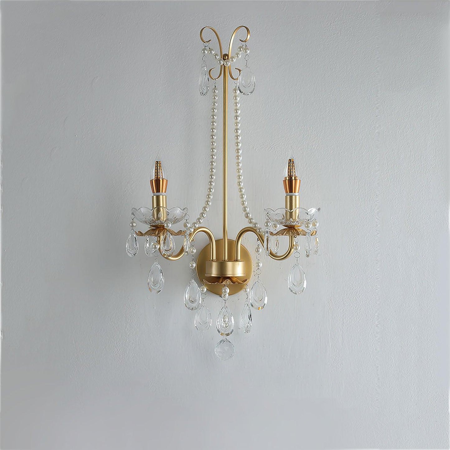 Crystal Pearl Chain Wall light fixture Wall Lamp