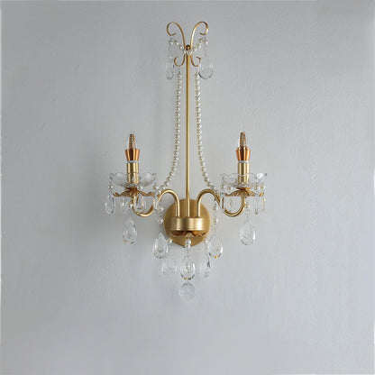 Crystal Pearl Chain Wall light fixture Wall Lamp