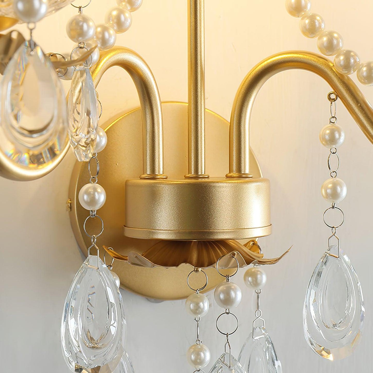 Crystal Pearl Chain Wall light fixture Wall Lamp