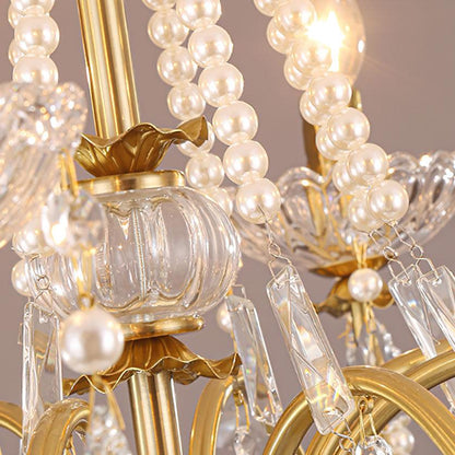 Crystal Pearl Ceiling fixture Chandelier