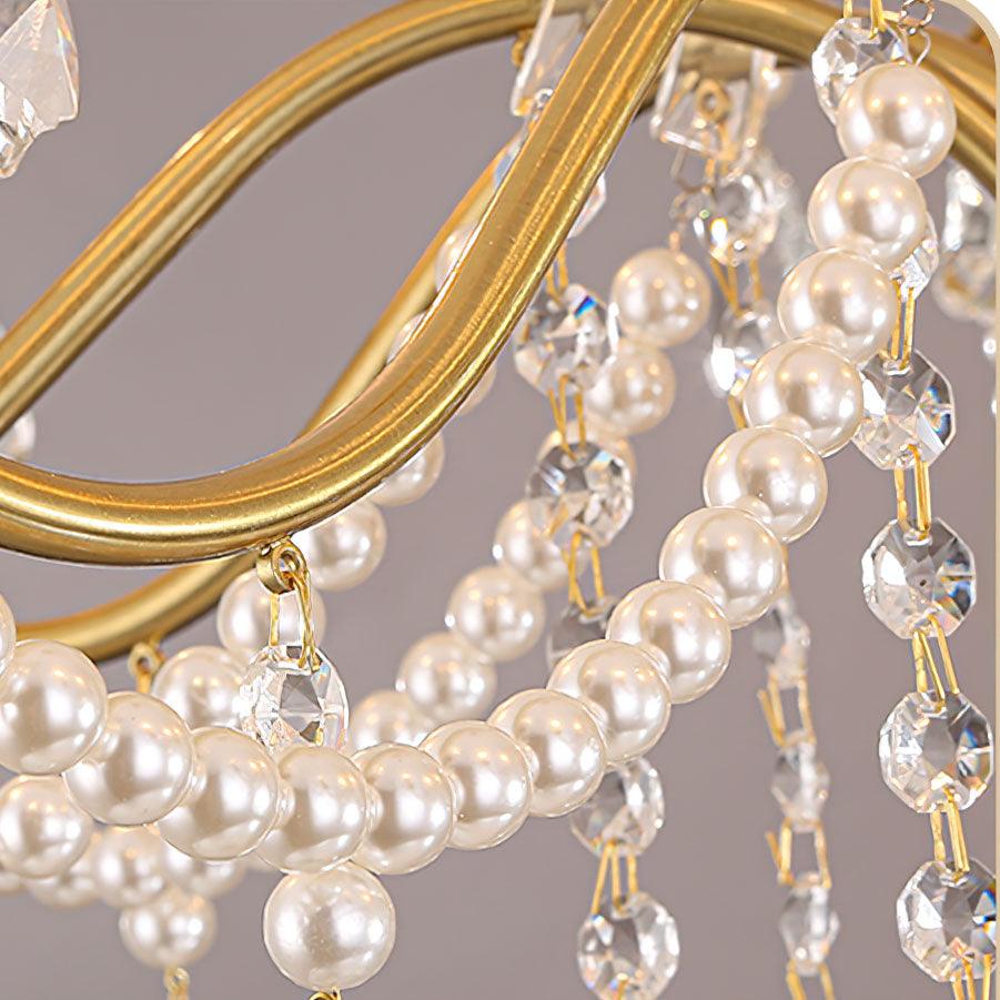 Crystal Pearl Ceiling fixture Chandelier