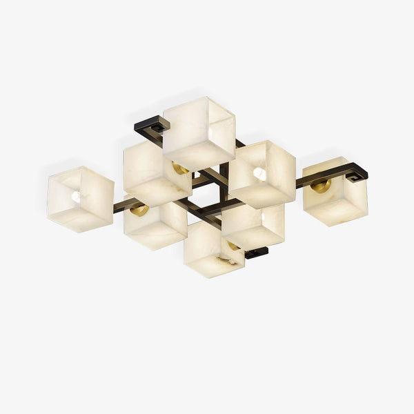 Cubist Alabaster Cluster Ceiling fixture Ceiling Lamp