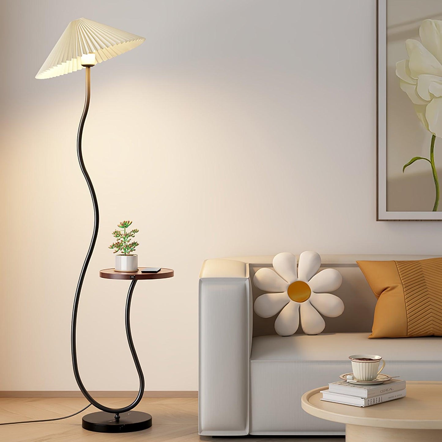 Curvatura Standing Lamp Floor Lamp