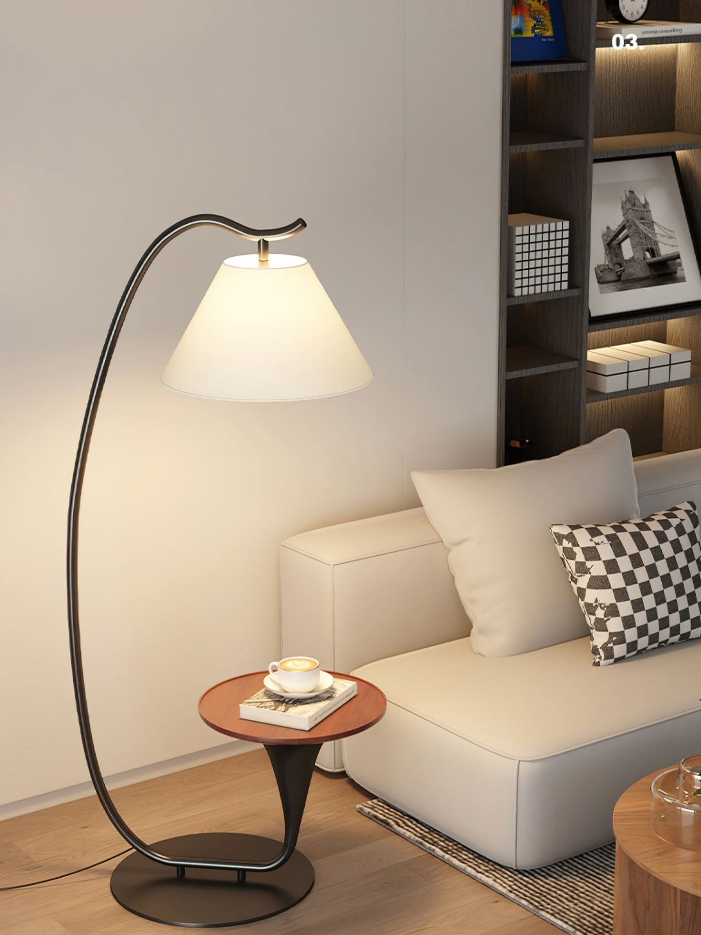 Curvature Standing Lamp Floor Lamp