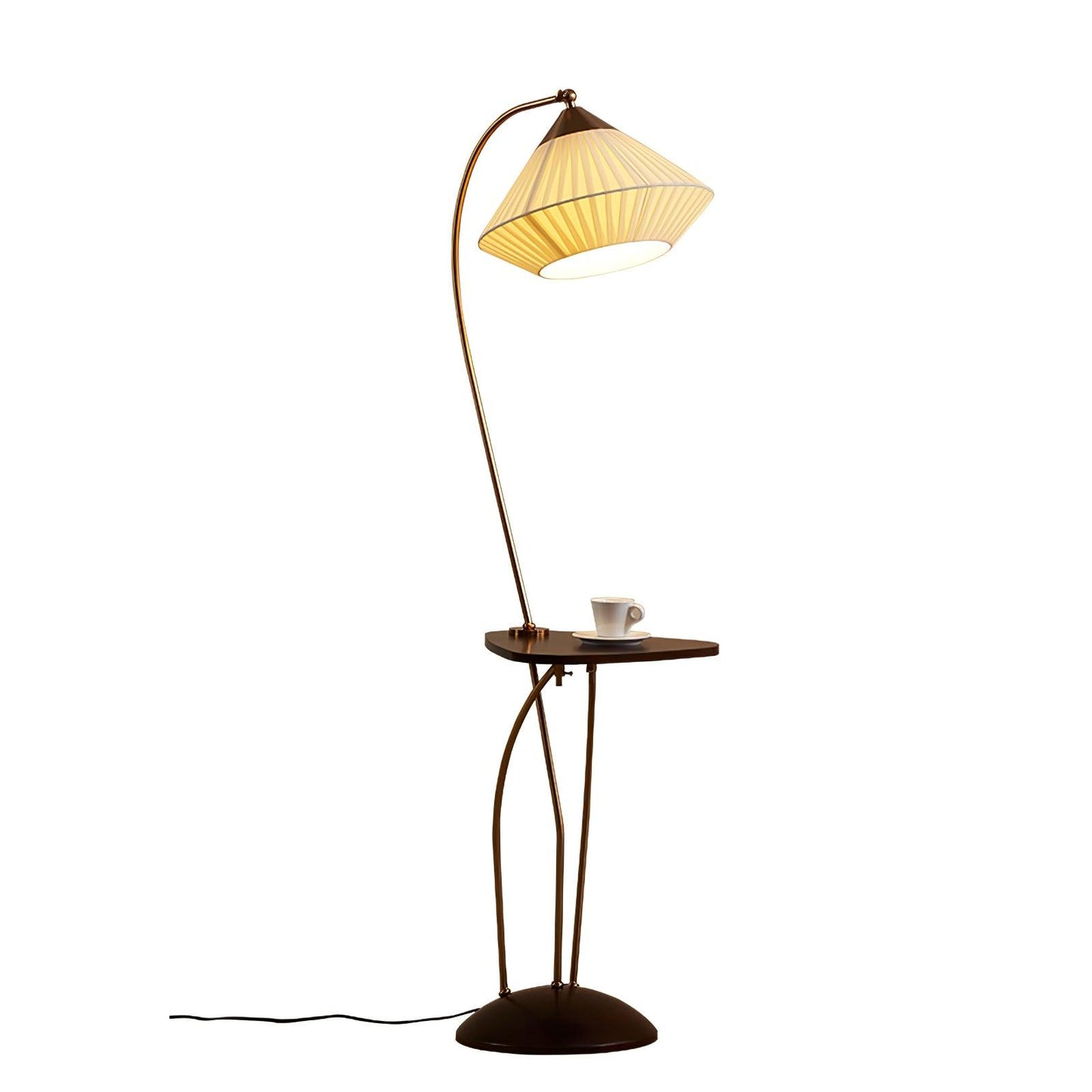 Curve With Side table lamp Table Floor Lamp