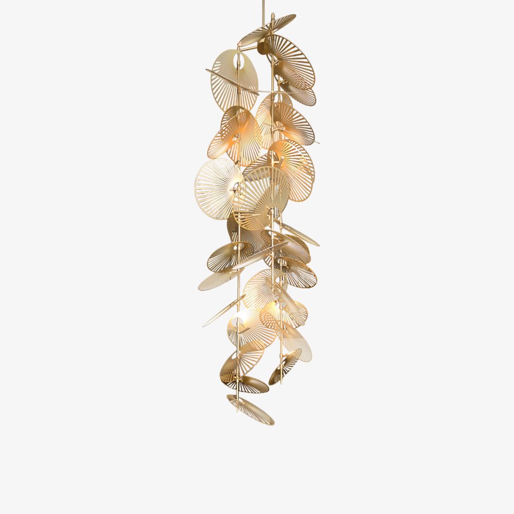 Cattail Leaf Candelabrum Chandelier