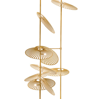 Cattail Leaf Candelabrum Chandelier